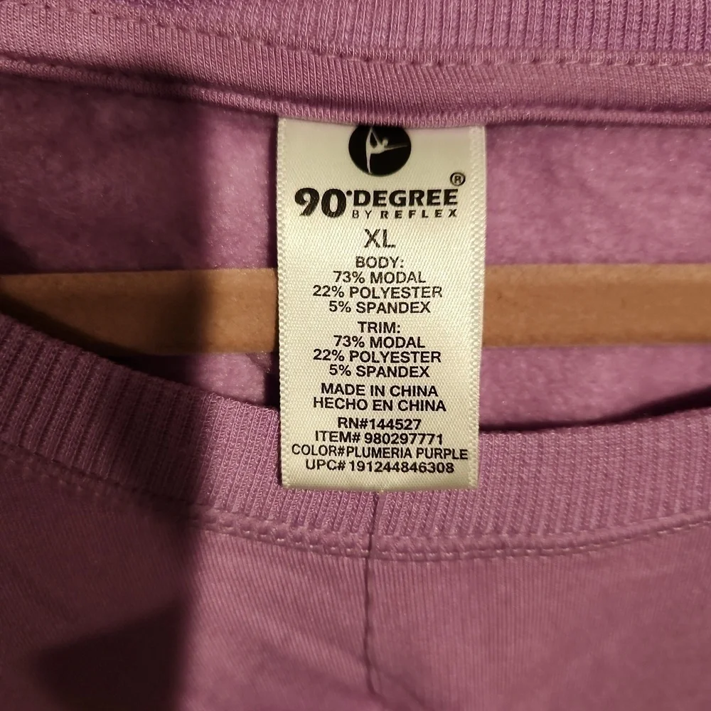 90 Degree by Reflex Women's Crewneck Sweatshirt Extra Large